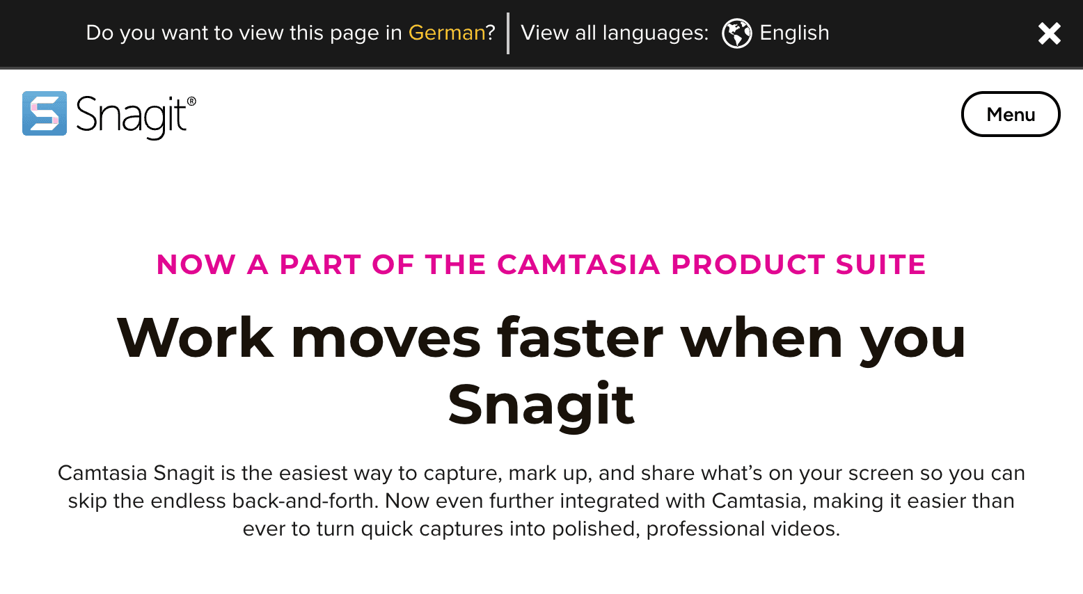 TechSmith Snagit screen capture software