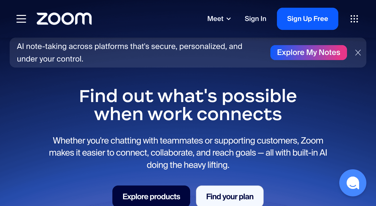 Zoom video conferencing platform