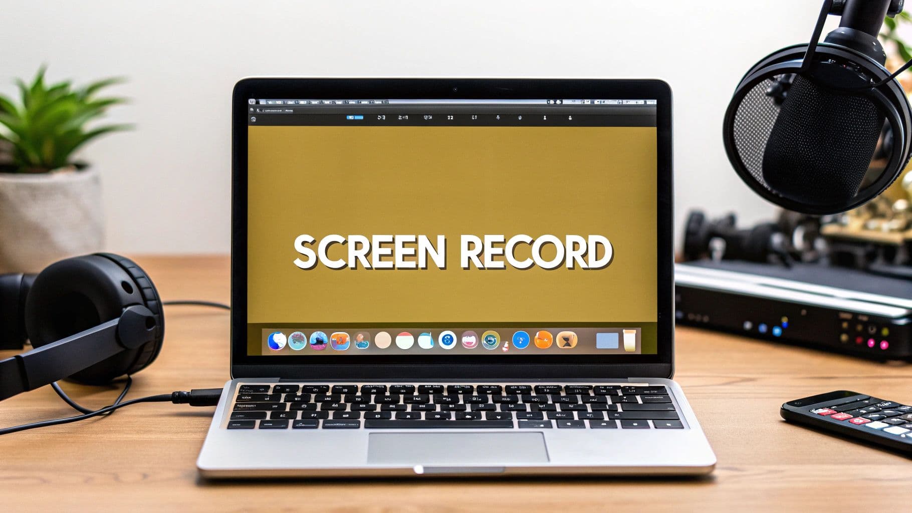 How to Screen Record on a Mac (With Audio & Webcam) — 2026 Guide