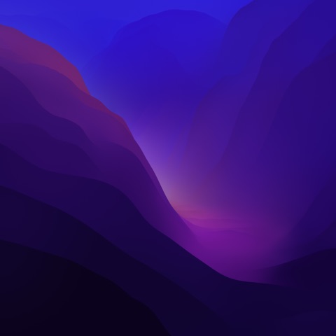 Monterey Dark wallpaper background for screenshots