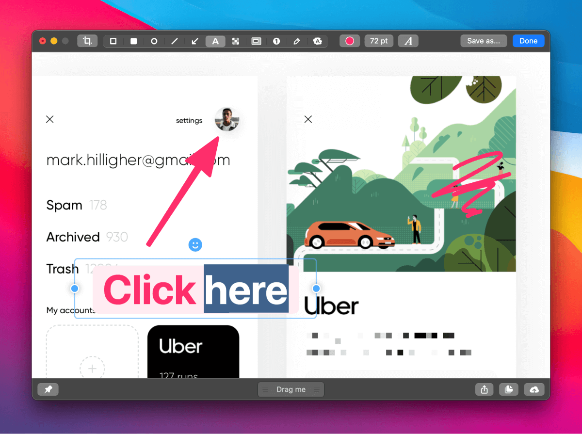 Shottr screenshot app for macOS — annotate, measure, and share captures